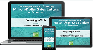 The Makepeace Method To Writing Million-Dollar Sales Letters In 7 Days Or Less - Clayton Makepeace