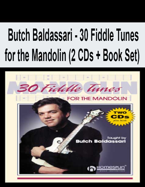 [Pre-Order] Butch Baldassari - 30 Fiddle Tunes for the Mandolin (2 CDs + Book Set)