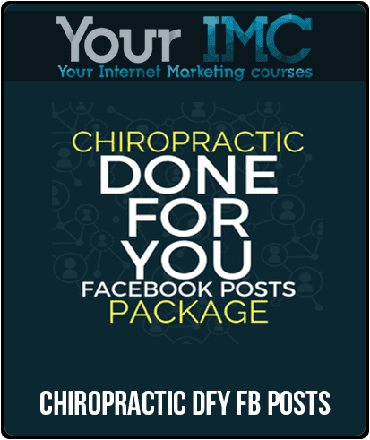 [Download Now] Chiropractic DFY FB Posts