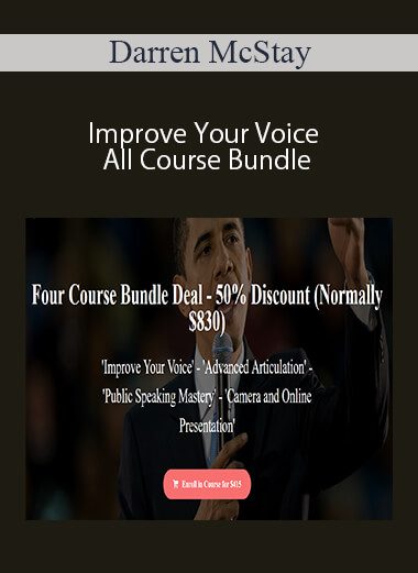 Darren McStay - Improve Your Voice All Course Bundle