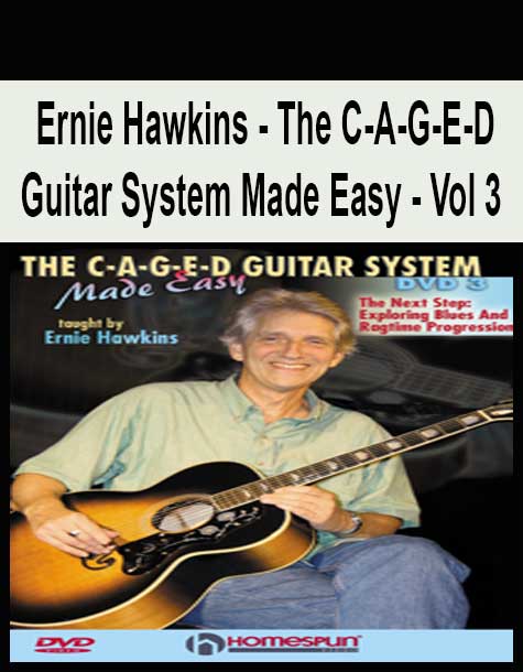 [Pre-Order] Ernie Hawkins - The C-A-G-E-D Guitar System Made Easy - Vol 3