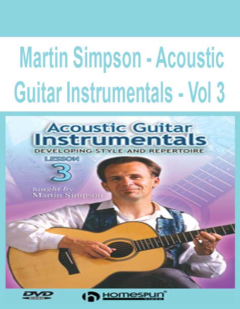 [Pre-Order] Martin Simpson - Acoustic Guitar Instrumentals - Vol 3