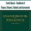 Frank Fabozzi – Handbook of Finance. Volume I. Markets and Instruments