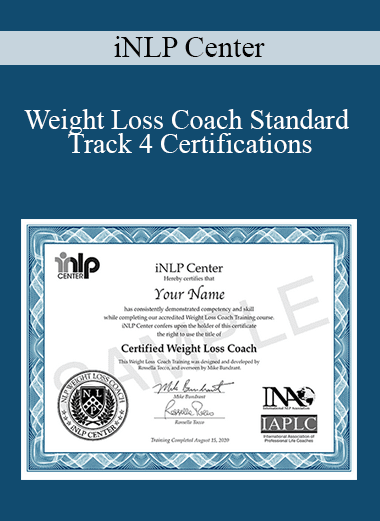 iNLP Center - Weight Loss Coach Standard Track 4 Certifications